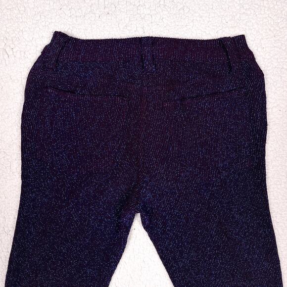 Vintage 90s Lip Service Sparkly Blue Pants Small Womens Mall Goth Gothic Y2K - Picture 6 of 16